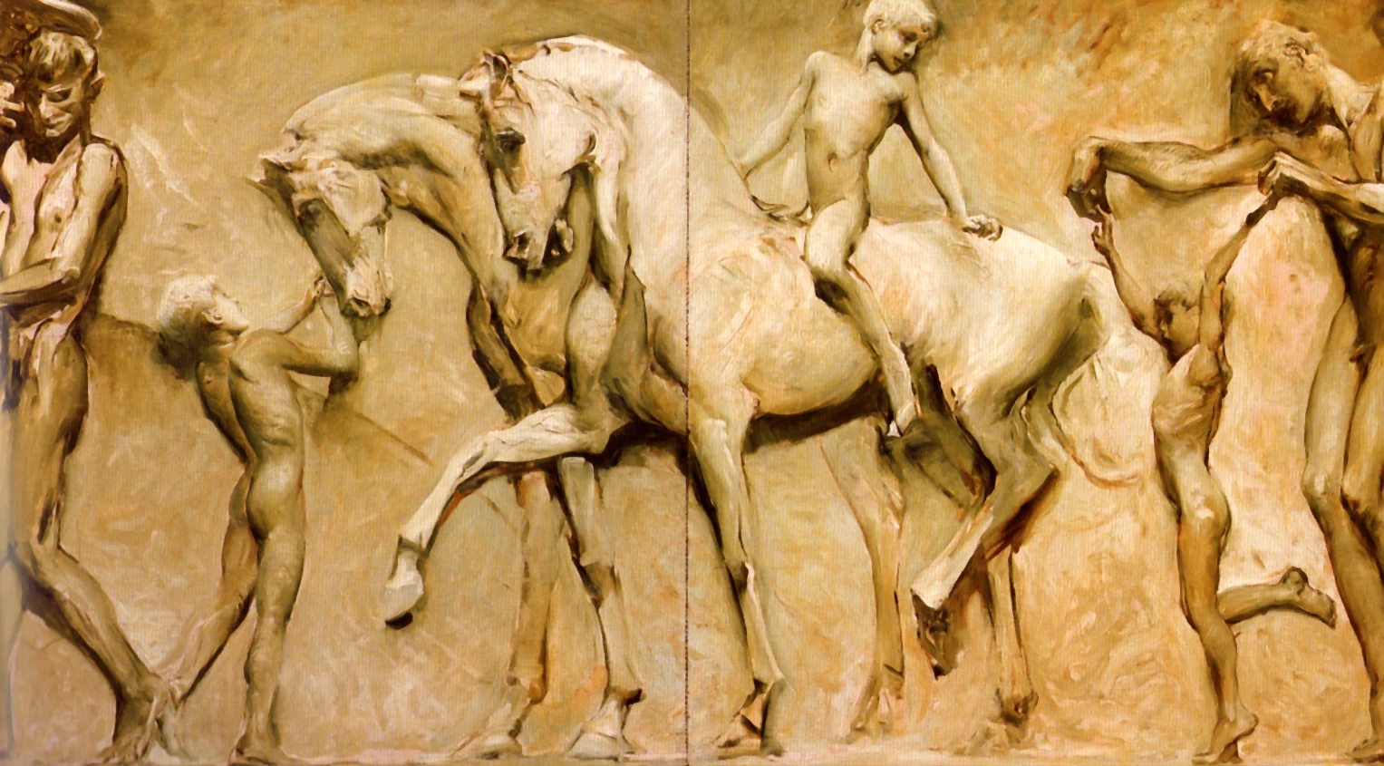 Camera dei Deputati, Roma - 1906. Fregio del Lazio.1